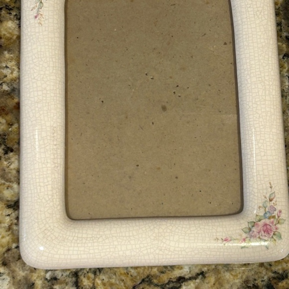 Vintage Hallmark cracked porcelain picture frames - Picture 3 of 6
